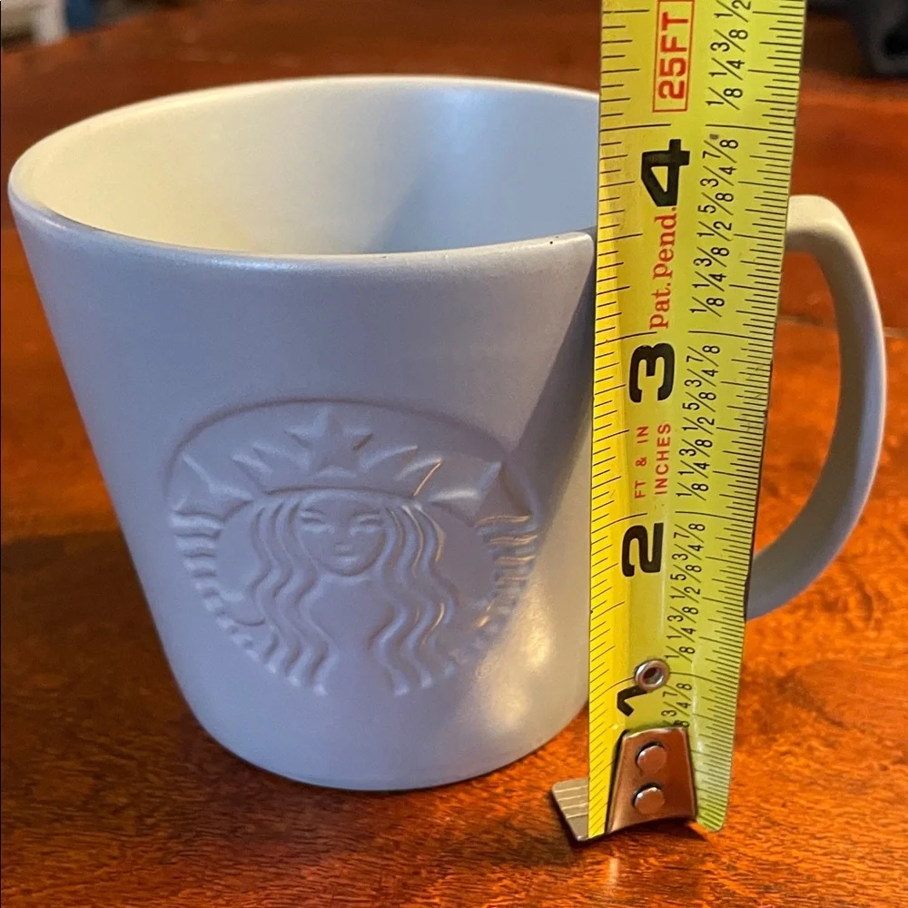 Starbucks 2019 TALL Grey Ceramic Coffee Mug 12oz